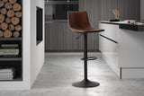 Tabouret de bar Trevi – Brun – vue 3