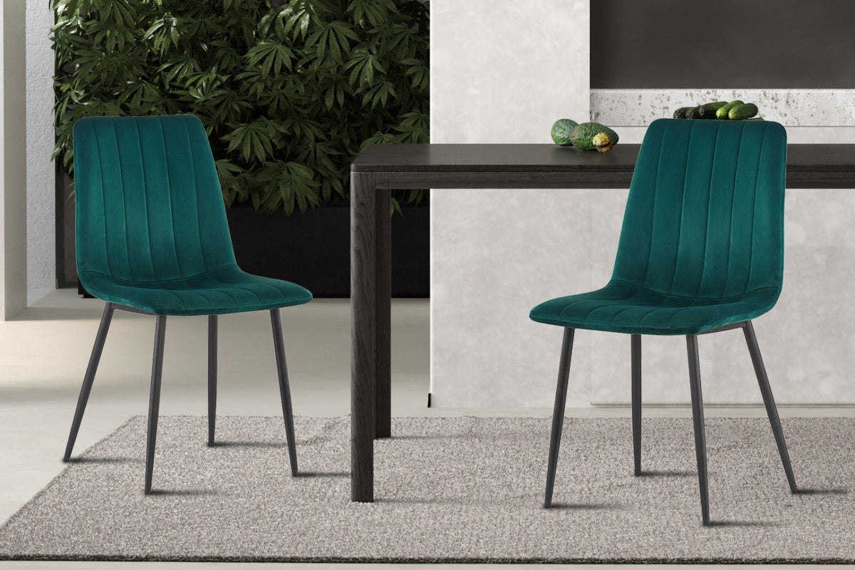 Chaise Willis – Vert – vue principale