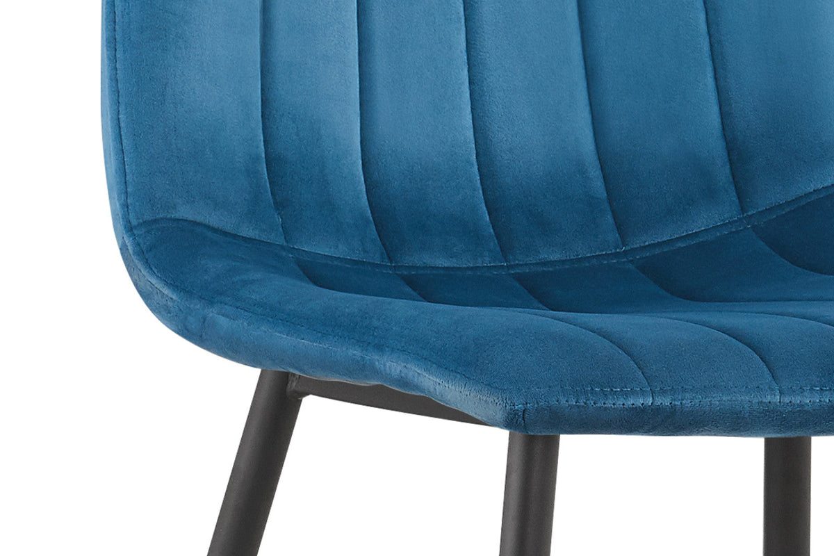 Chaise Willis – Bleu – vue 4