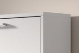 Meuble à chaussures Carini – Blanc, 3 tiroirs – 63 × 120 cm – vue 3