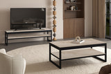 Meuble TV Axelle – Shakespeare beige – vue 3