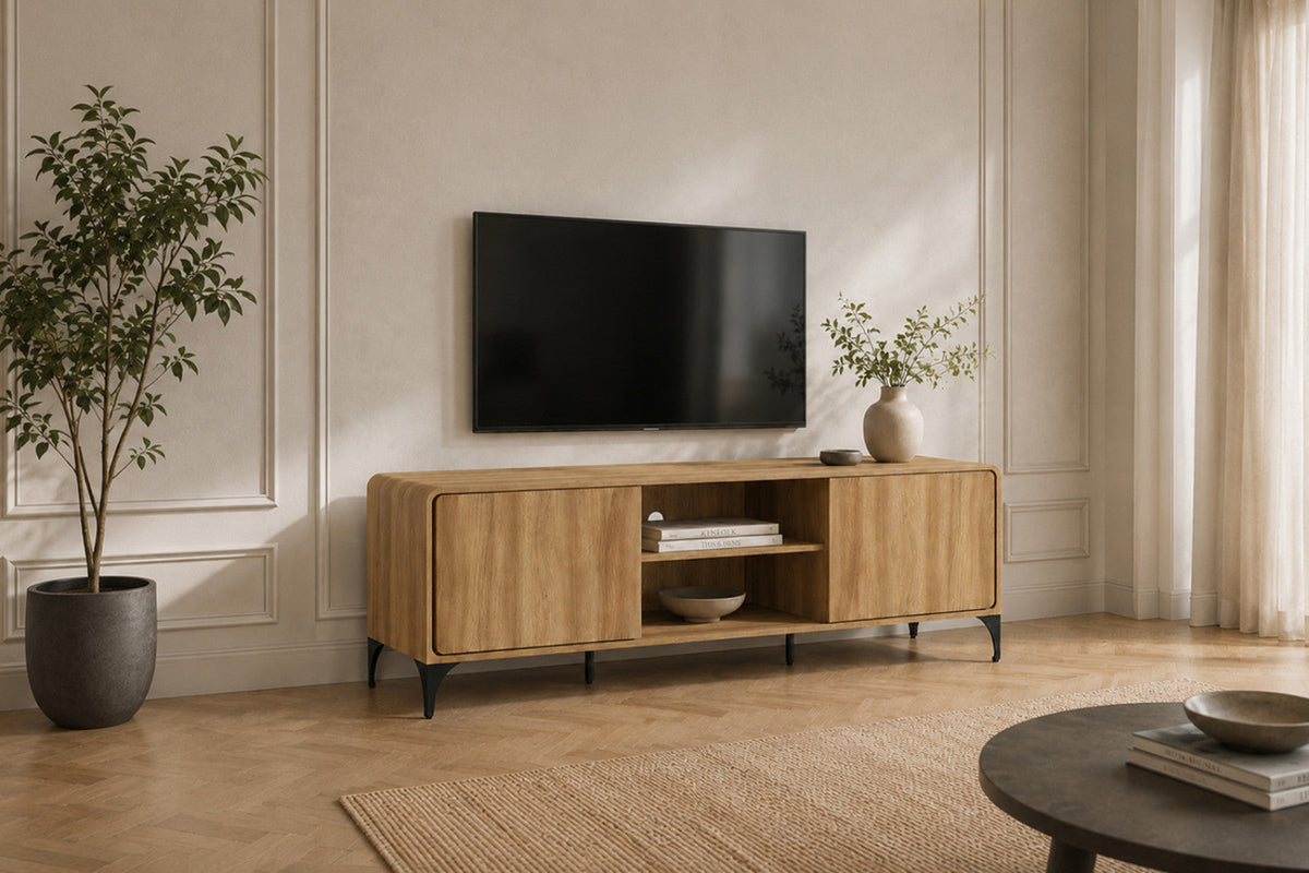 Meuble TV Florence – décor chêne naturel – 170 cm