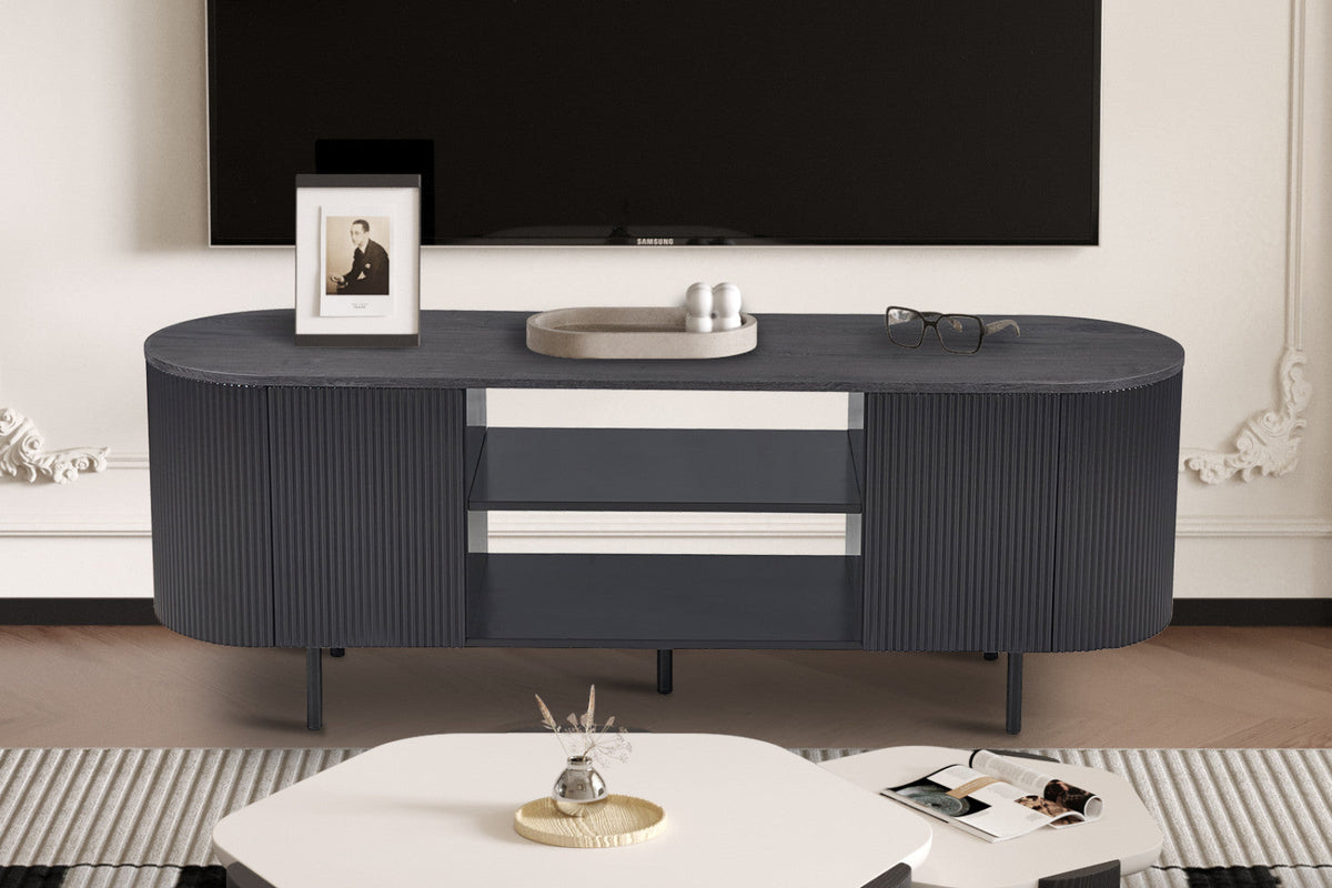 Meuble TV Lagos – Brun foncé – vue 2