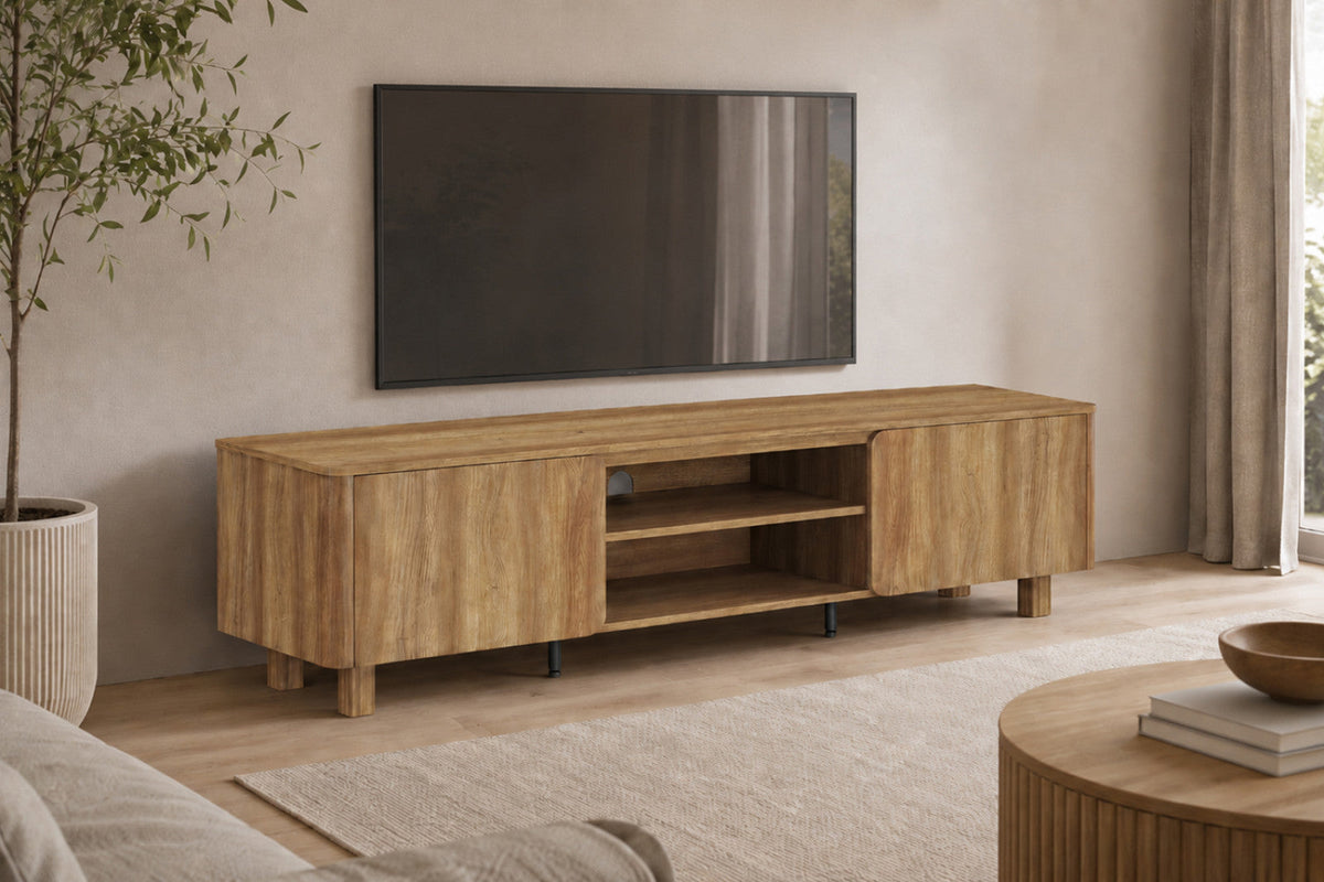 Meuble TV Malibu – décor chêne naturel – 170 cm