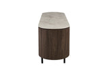 Meuble TV Vigo – Chêne foncé · Shakespeare beige – vue 5
