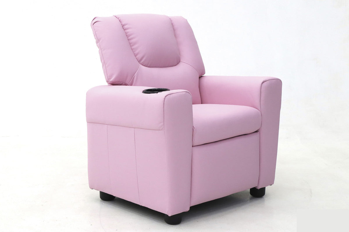 Mini-fauteuil relax Renée – Rose – vue 2