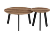 Set de 2 table basses Aziz – décor mango