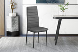 Chaise Cato/Kenzo – Gris – vue 3