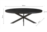 Table Alexa – Noir – vue 5