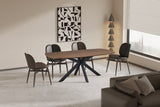 Table Aziz – Chêne foncé – vue 3