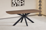 Table Aziz – Chêne foncé – vue 4