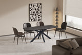 Table Aziz – Brun foncé – vue 3
