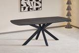 Table Aziz – Brun foncé – vue 4
