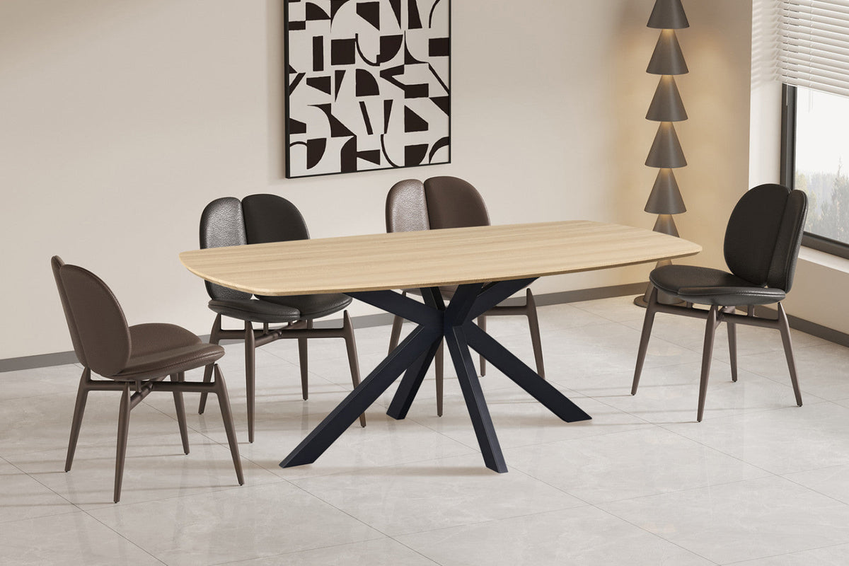 Table Aziz – Chêne naturel – vue 2