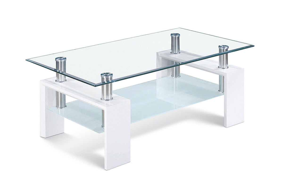 Table basse Alana – Blanc – vue principale