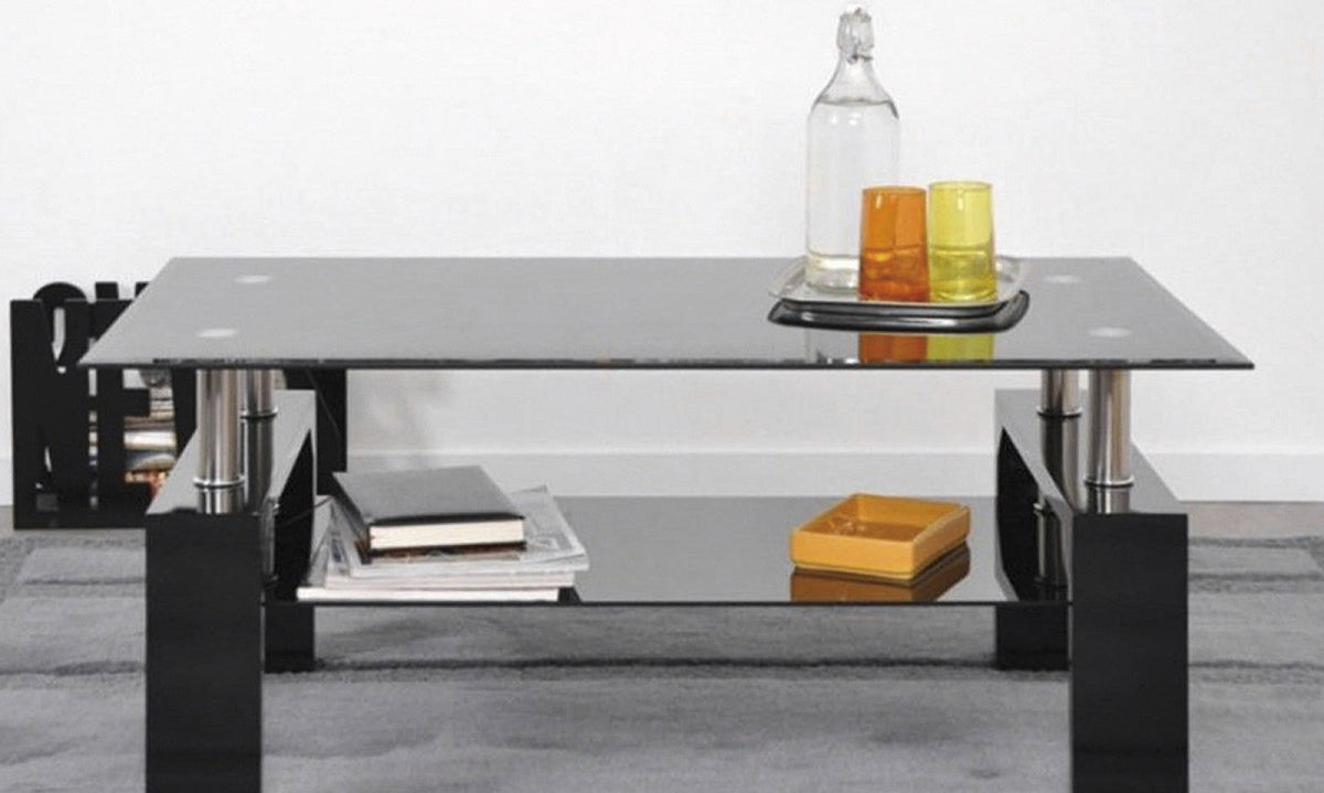 Table basse Alana – Noir – vue 2