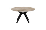 Table basse Apollo – Shakespeare beige brillant, ronde Ø 80 cm – vue principale