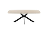 Table basse Apollo – Baroque beige, ovale 130 × 70 cm – vue principale