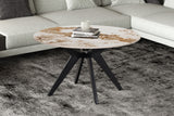 Table basse Apollo – Pandora brillant, ronde Ø 80 cm – vue 2