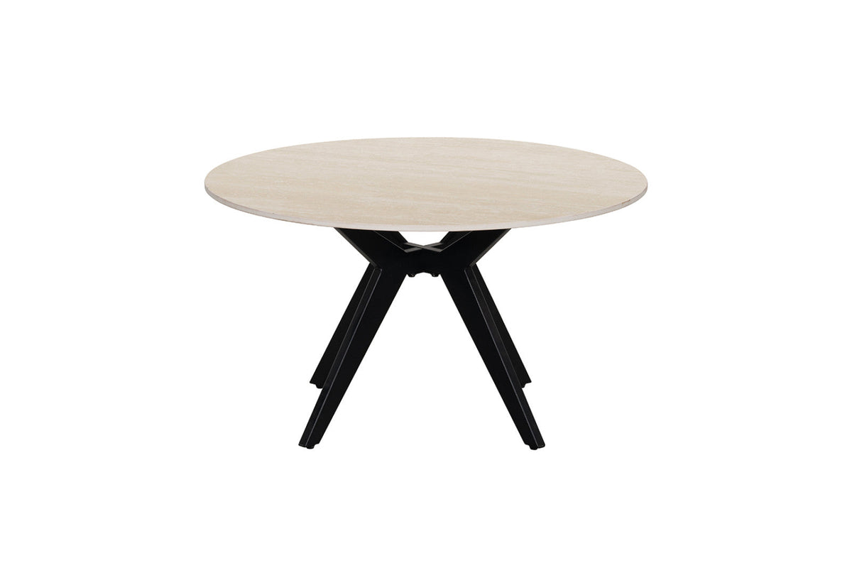 Table basse Apollo – Baroque beige, ronde Ø 80 cm – vue principale