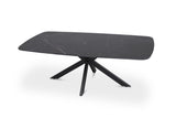 Table basse Apollo – Noir, ovale 130 × 70 cm – vue 4
