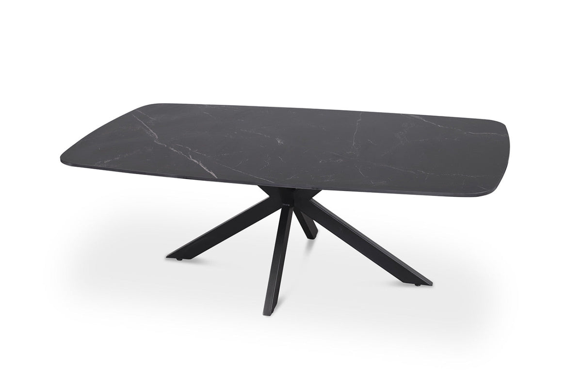 Table basse Apollo – Noir, ovale 130 × 70 cm – vue 4