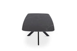 Table basse Apollo – Noir, ovale 130 × 70 cm – vue 5