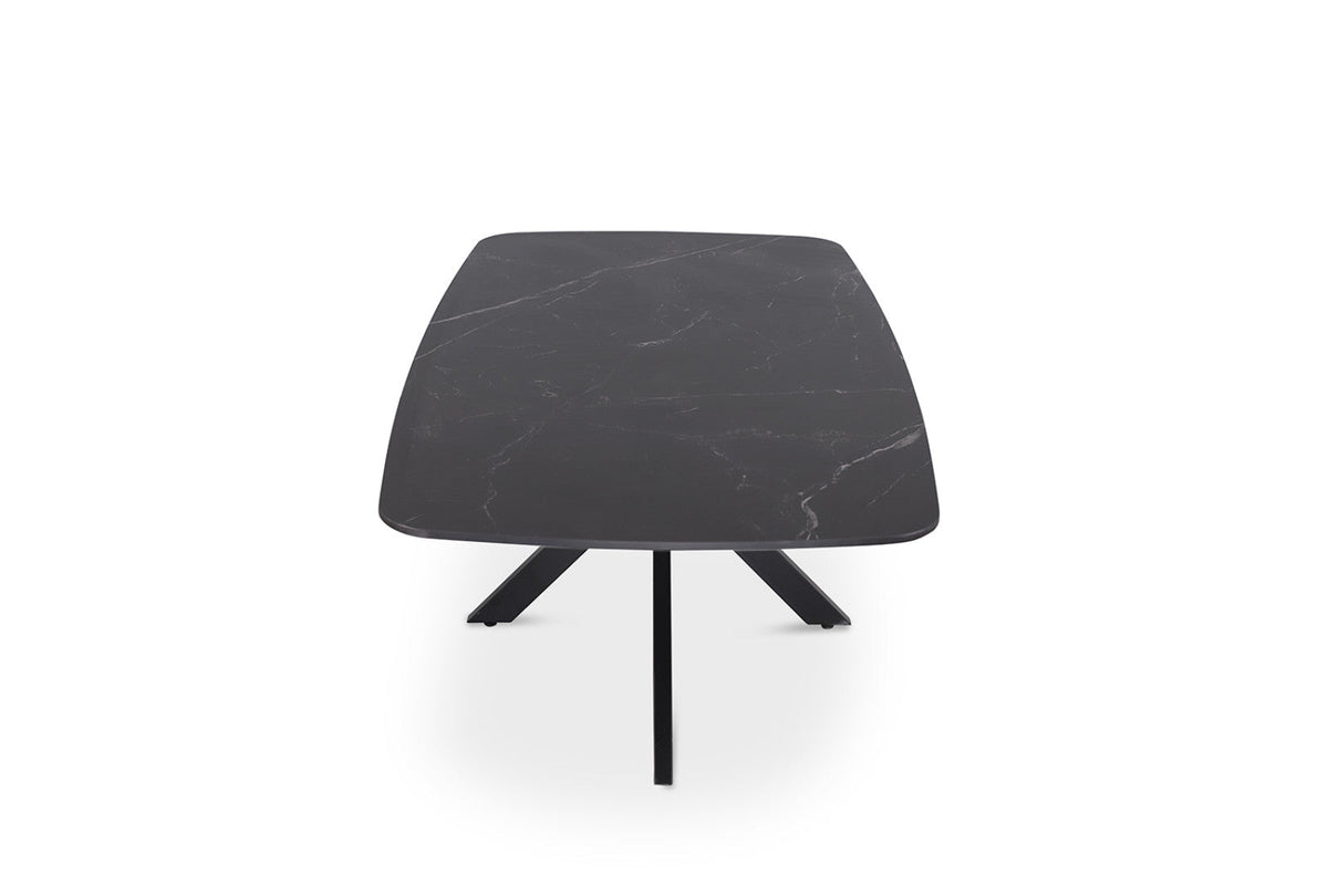 Table basse Apollo – Noir, ovale 130 × 70 cm – vue 5