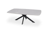 Table basse Apollo – Gris, ovale 130 × 70 cm – vue 4