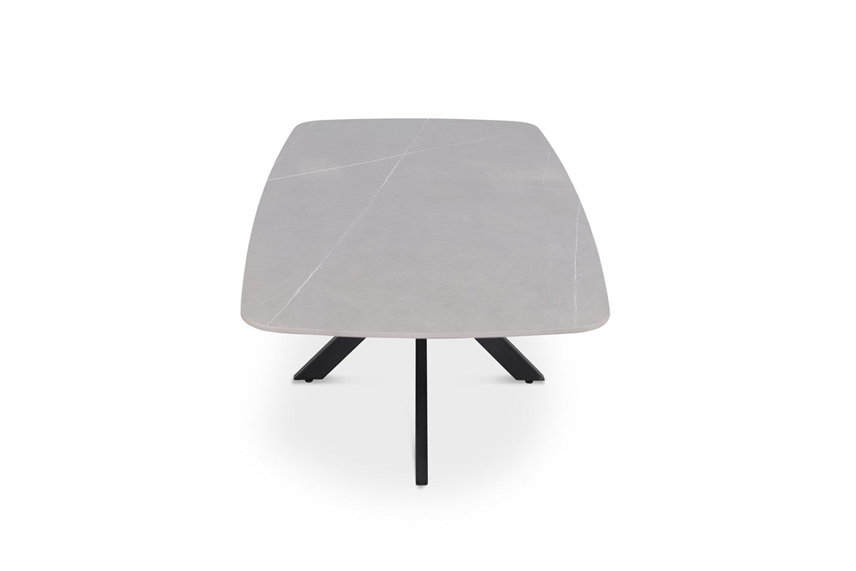 Table basse Apollo – Gris, ovale 130 × 70 cm – vue 5