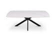 Table basse Apollo – Blanc, ovale 130 × 70 cm – vue principale