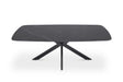 Table basse Apollo – Noir, ovale 130 × 70 cm – vue principale