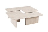 Table basse Arallo – Travertin beige – vue 5