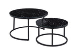 Table basse Boston – Marbre noir – vue principale