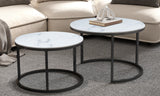 Table basse Boston – Marbre blanc – vue 2