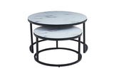 Table basse Boston – Marbre blanc – vue 3