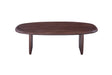Table basse Braga – Brun foncé – vue principale