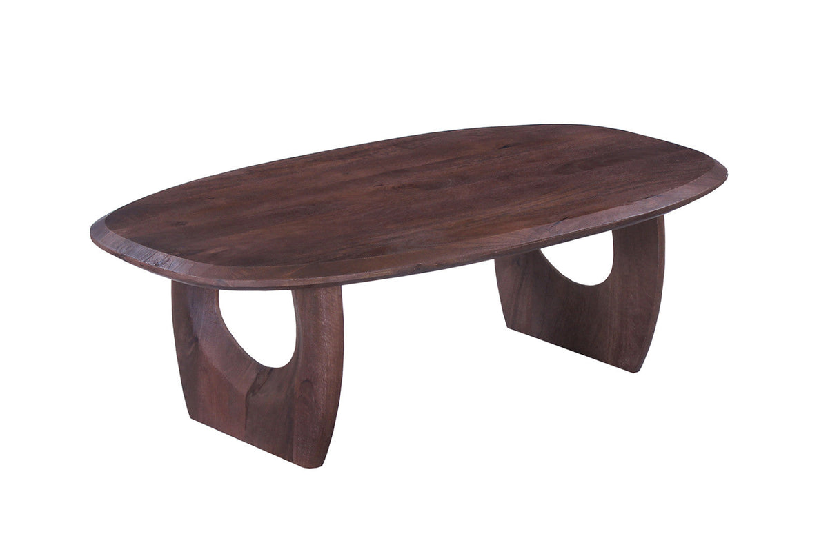 Table basse Braga – Brun foncé – vue 5
