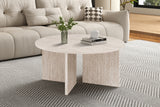 Table basse Drasir – Travertin beige – vue 2