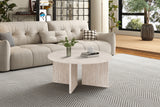 Table basse Drasir – Travertin beige – vue 3