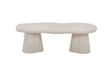 Table basse Faro – organique ciment – 130 cm
