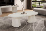 Table basse Faro – organique ciment – 130 cm