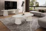 Table basse Faro – organique ciment – 130 cm