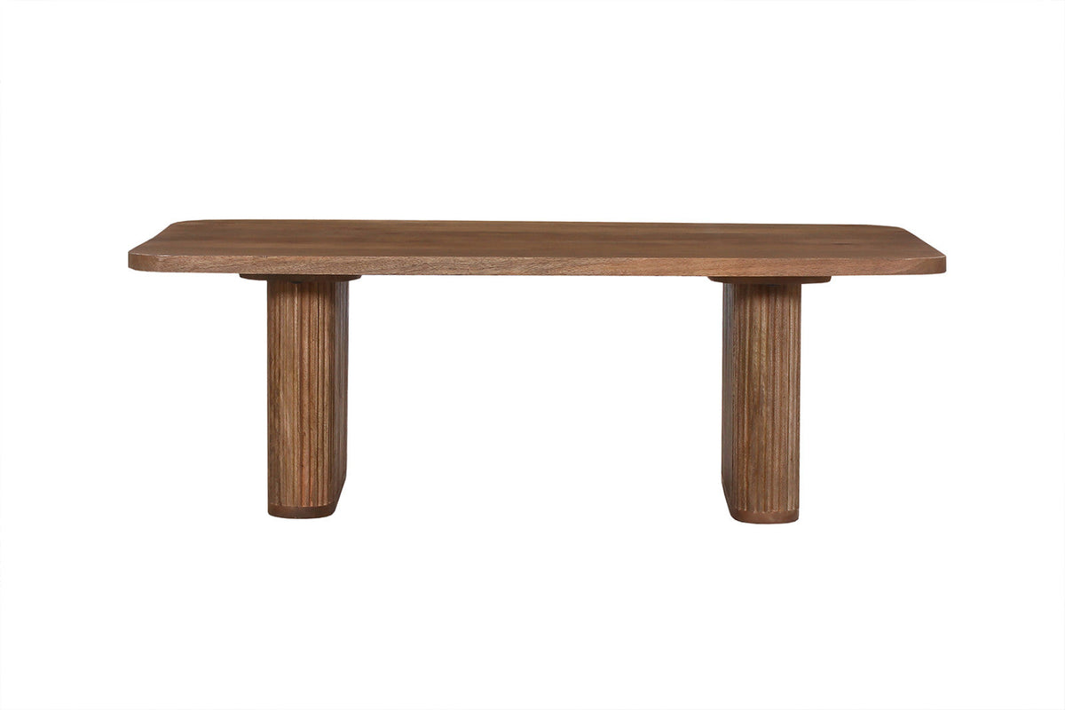 Table basse Jean – bois de manguier brun clair