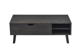 Table basse Justine – Brun foncé – vue principale