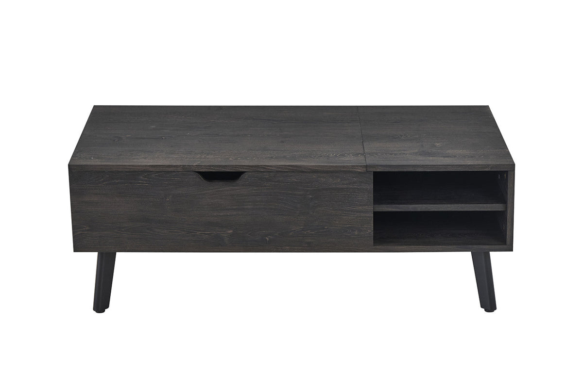 Table basse Justine – Brun foncé – vue principale