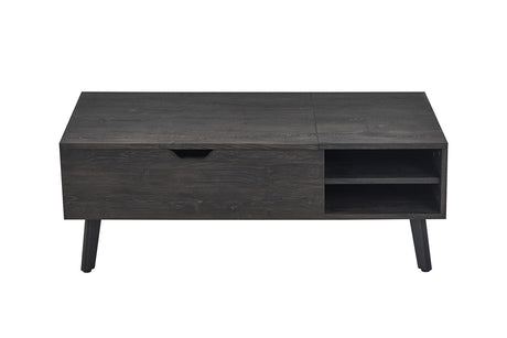 Table basse Justine – Brun foncé – vue principale