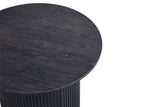 Table basse Lagos – Brun foncé, ronde Ø 50 cm – vue 4