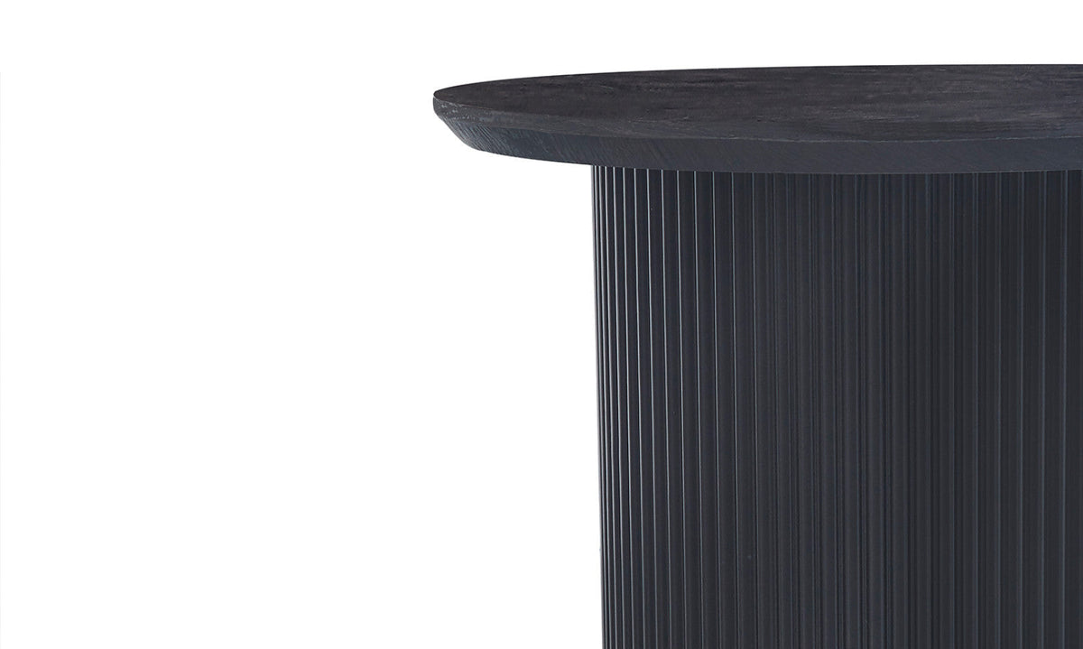 Table basse Lagos – Brun foncé, ronde Ø 50 cm – vue 5