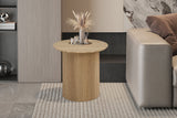 Table basse Lagos – Chêne naturel, ronde Ø 50 cm – vue 2